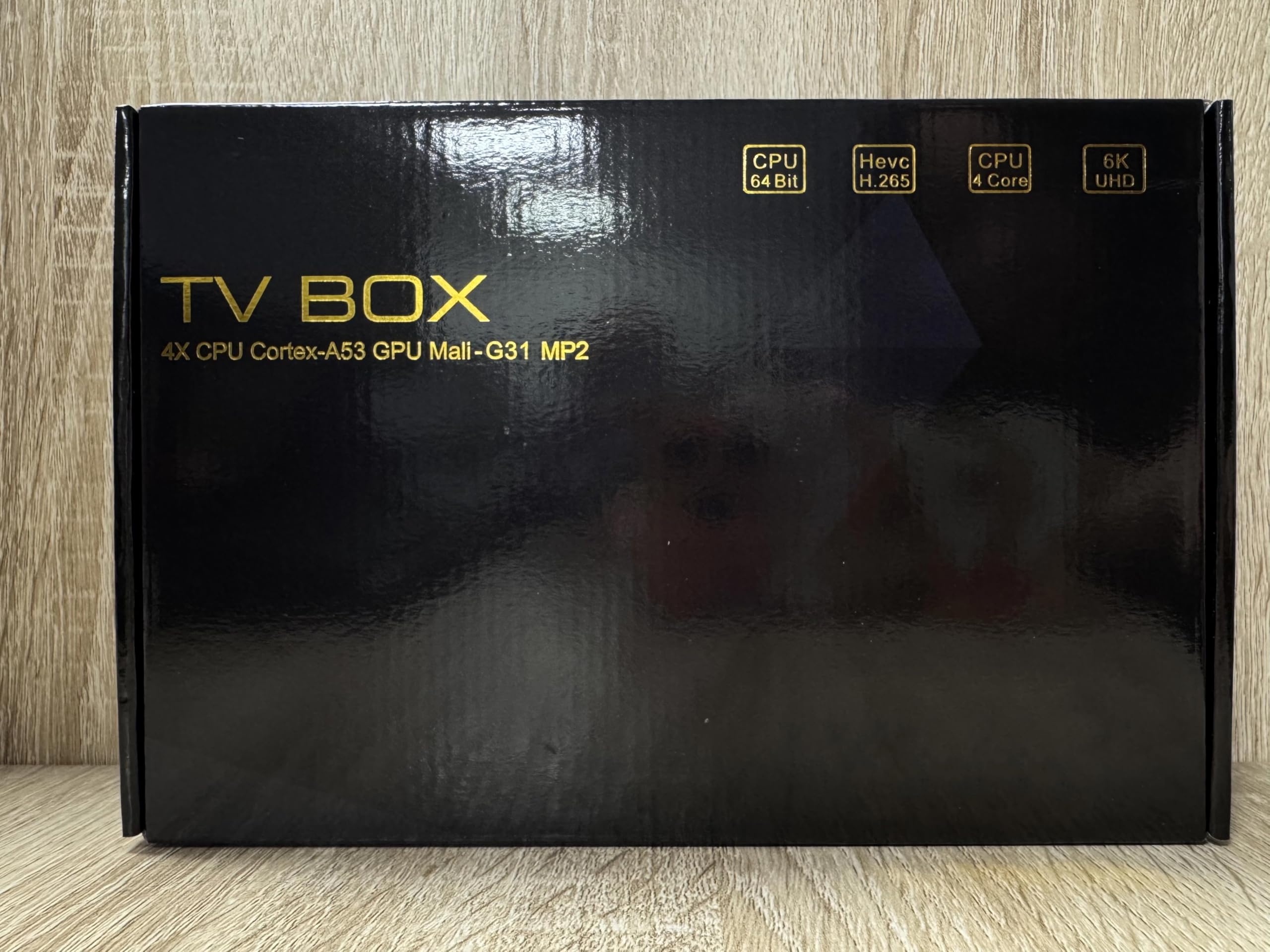 2025 Android TV Box 12.0 4GB RAM 64GB ROM, 6K TV Box Android 4K Wi-Fi